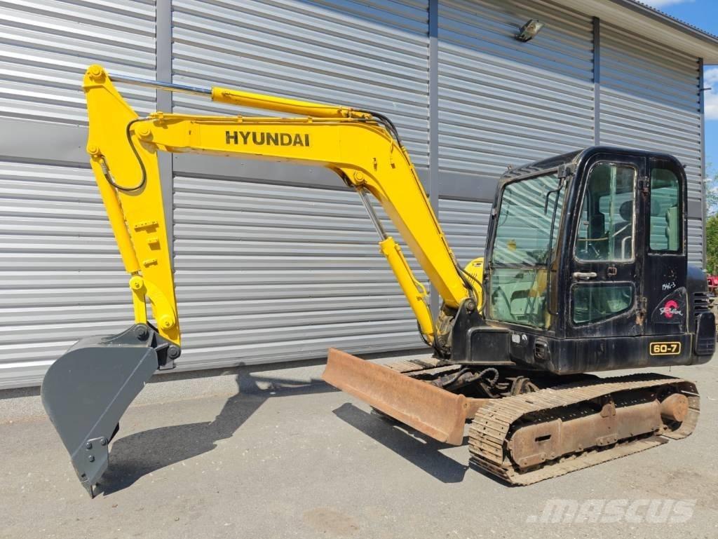 Hyundai R 60-7 Εκσκαφάκι (διαβολάκι) < 7t