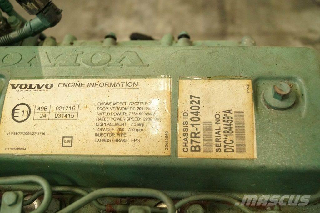 Volvo D7C USED Κινητήρες