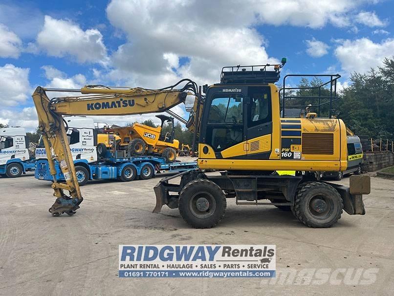 Komatsu PW 160 Εκσκαφείς με τροχούς - λάστιχα