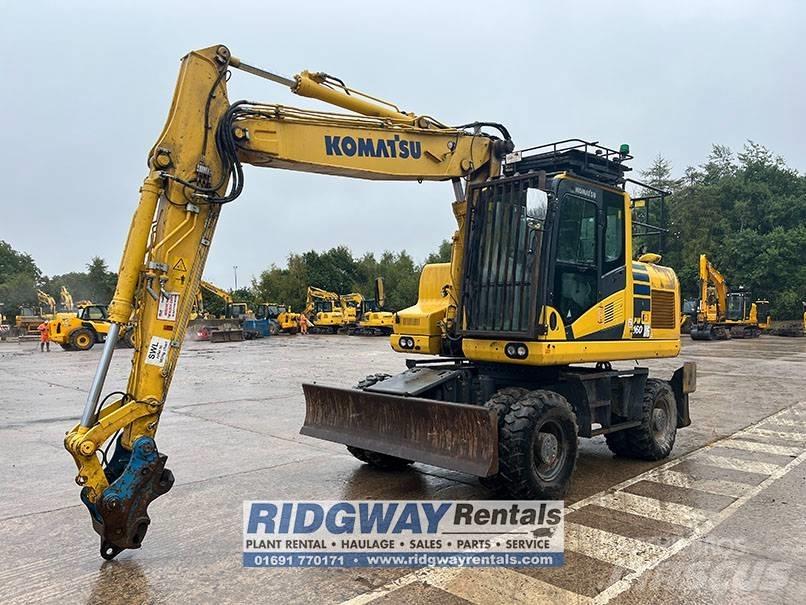 Komatsu PW 160 Εκσκαφείς με τροχούς - λάστιχα