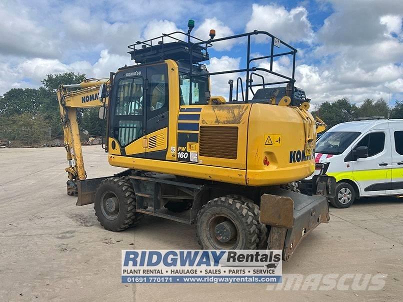 Komatsu PW 160 Εκσκαφείς με τροχούς - λάστιχα