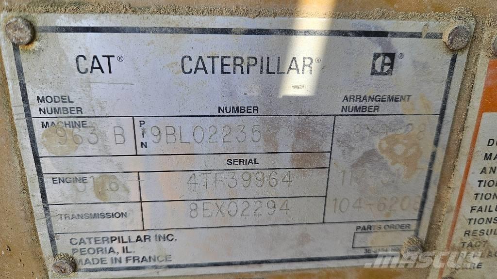 CAT 963 B Φορτωτές με ερπύστριες