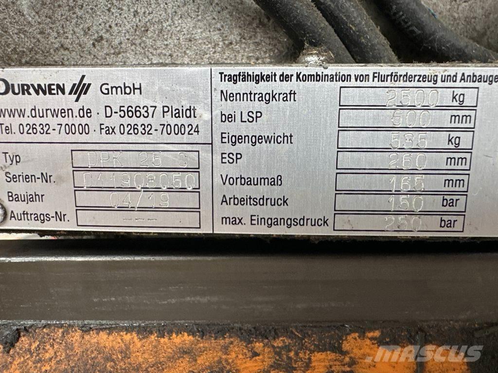 Durwen DPK25C Κατασκευές - Άλλα