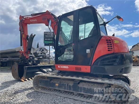 Kubota KX080-4 Εκσκαφείς με ερπύστριες