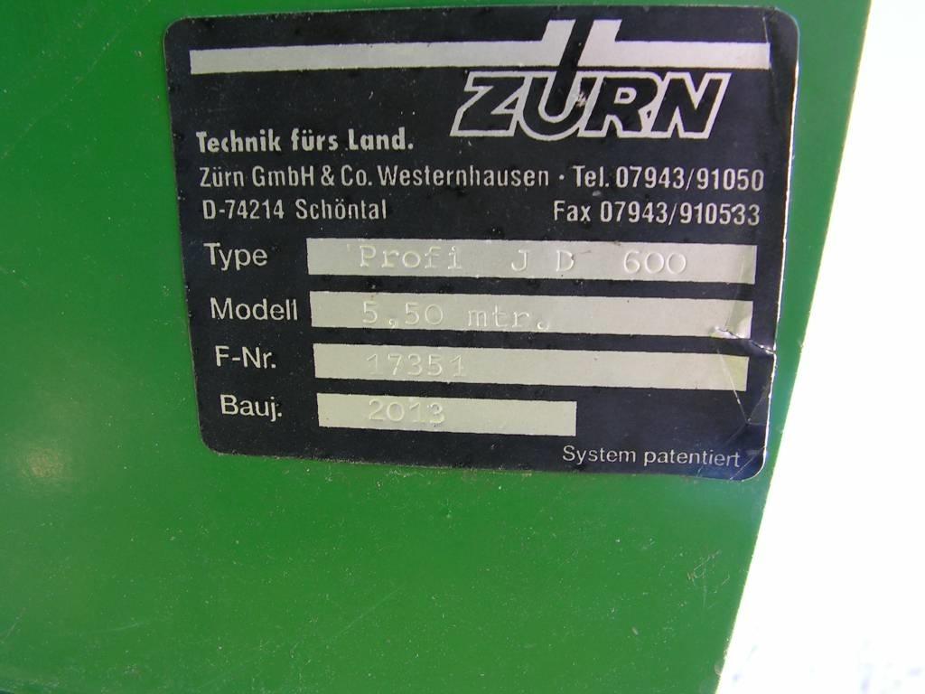Zürn Profi 600 Κεφαλές θεριζοαλωνιστικών μηχανών