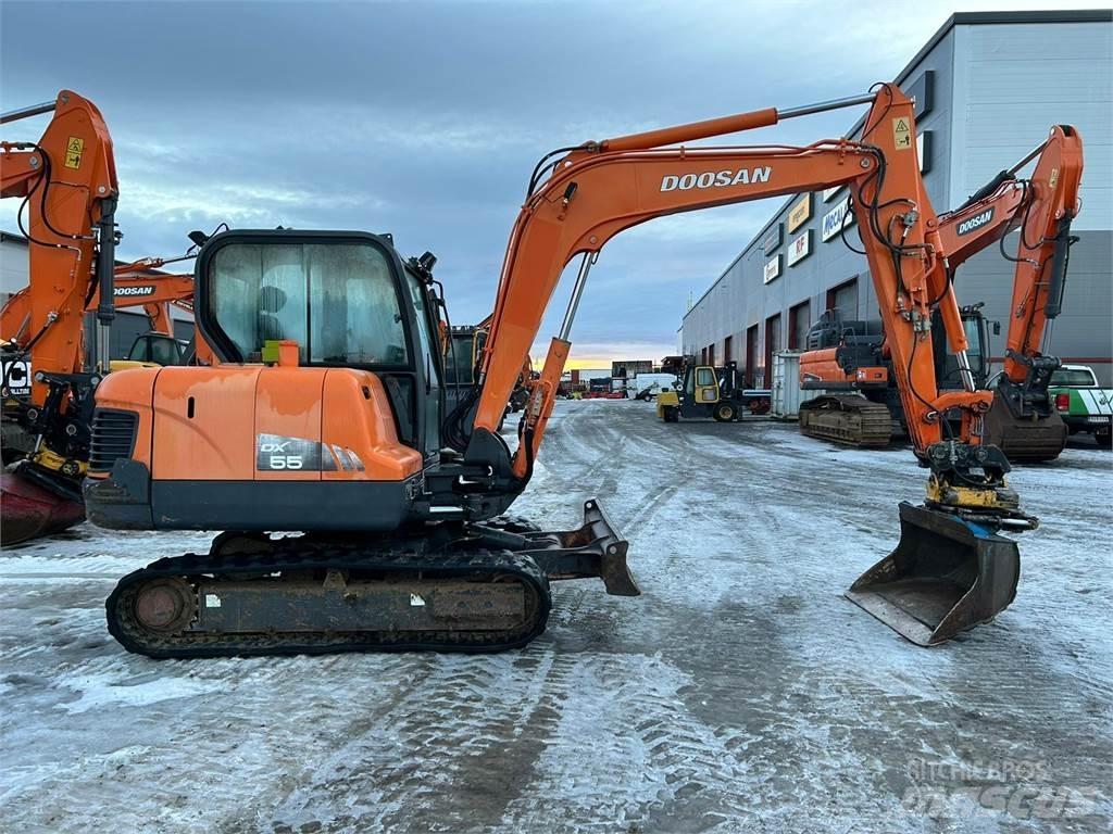 Doosan dx55 Εκσκαφάκι (διαβολάκι) < 7t