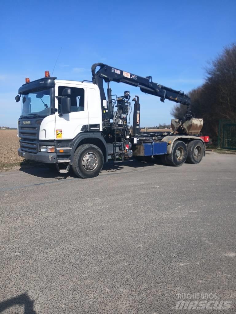 Scania P 400 Φορτηγά ανατροπή με γάντζο