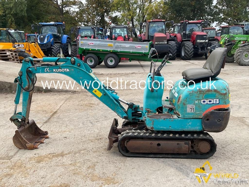 Kubota K 008 Εκσκαφάκι (διαβολάκι) < 7t