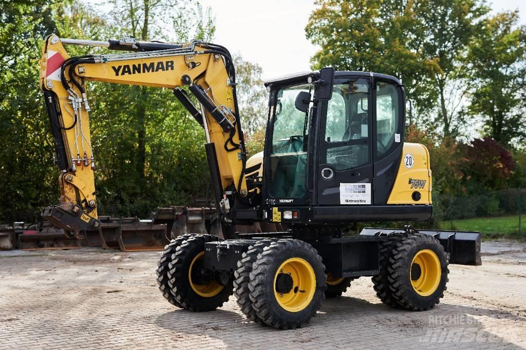 Yanmar B 75 W Εκσκαφείς με τροχούς - λάστιχα