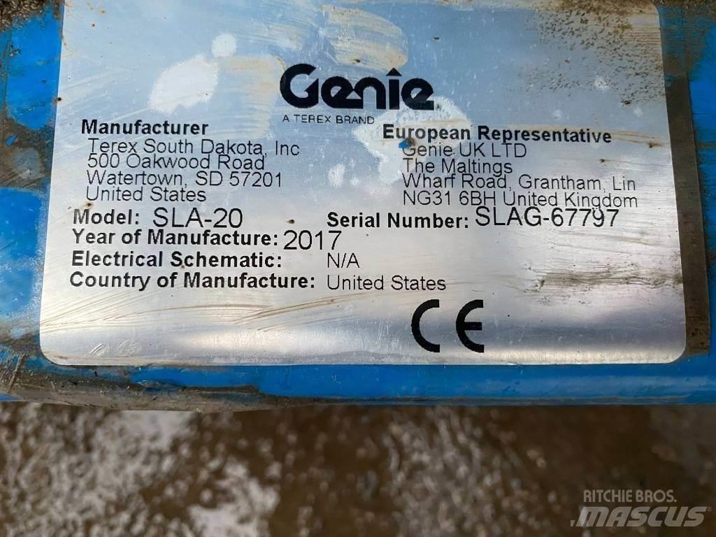 Genie SLA 20 Παλετοφόρα πεζού χειριστή με ιστό