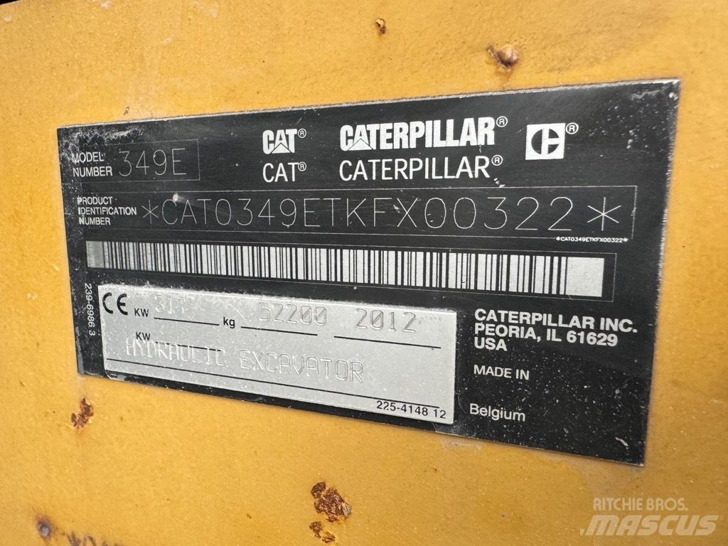 CAT 349 E Εκσκαφείς με ερπύστριες