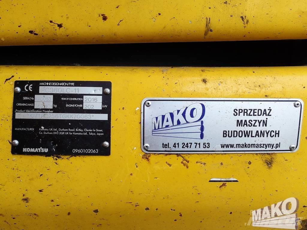 Komatsu PC 360 Εκσκαφείς με ερπύστριες