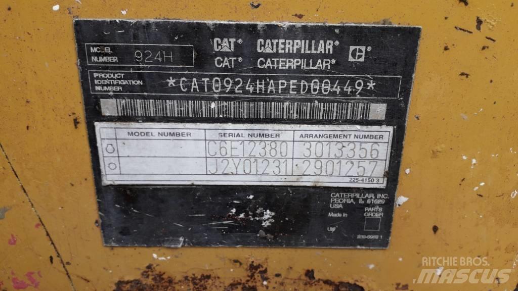 CAT 924 H Φορτωτές με λάστιχα (Τροχοφόροι)