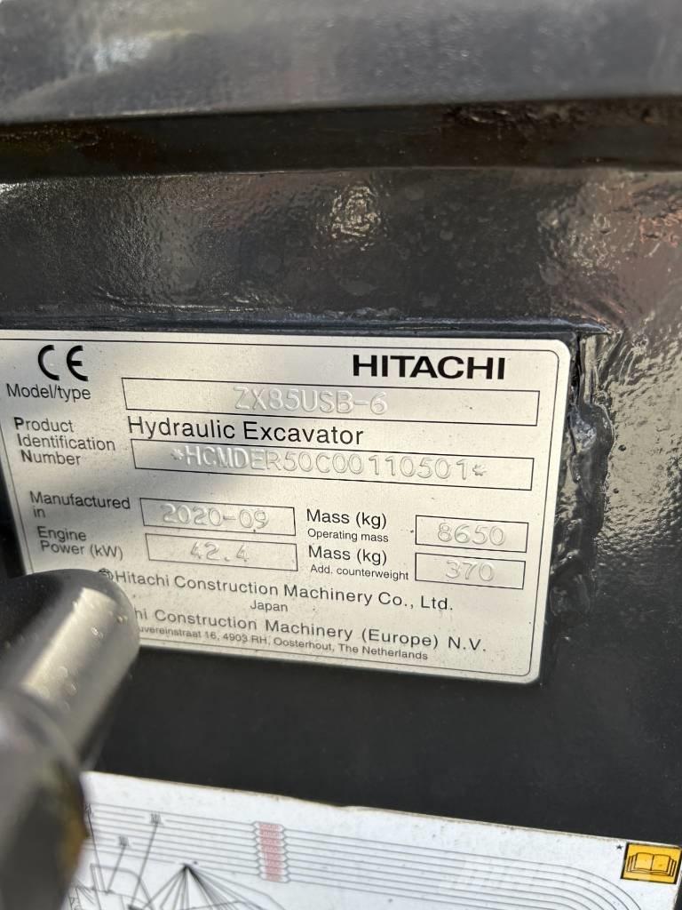 Hitachi ZX 85 US B Μίνι εκσκαφείς 7t - 12t
