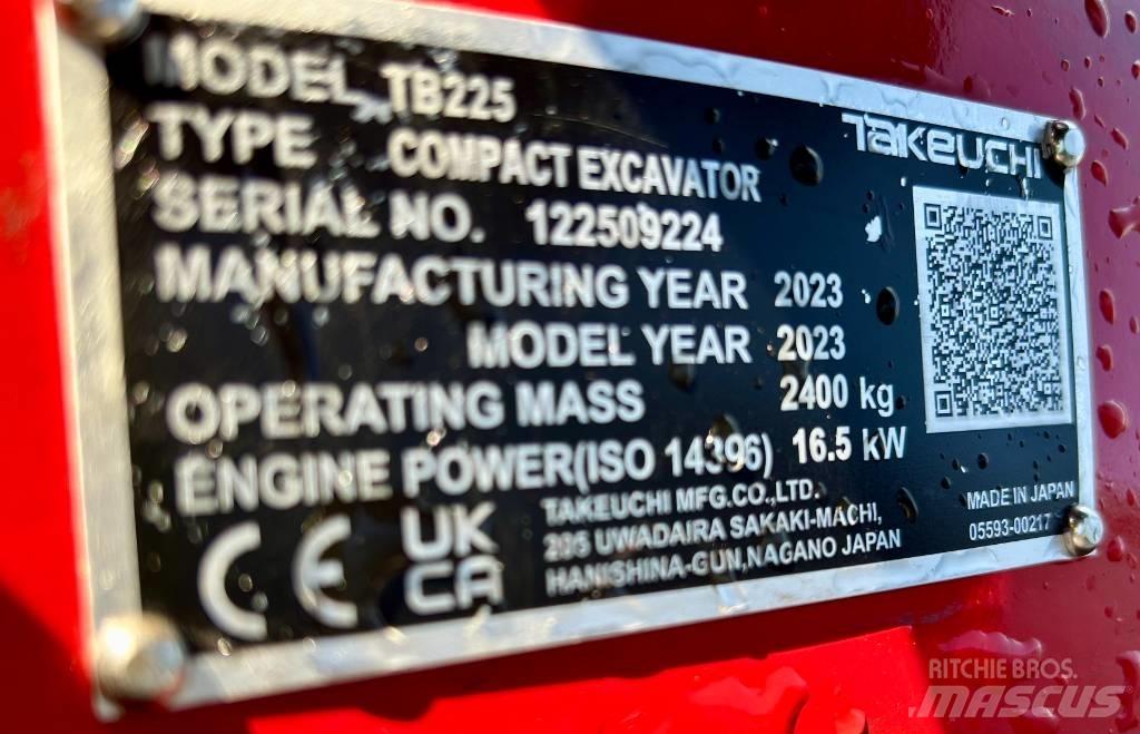 Takeuchi TB 225 Εκσκαφάκι (διαβολάκι) < 7t