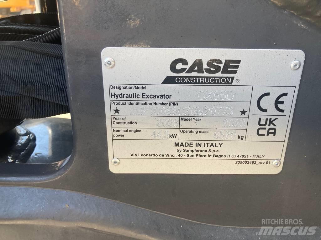 CASE CX65D Εκσκαφάκι (διαβολάκι) < 7t