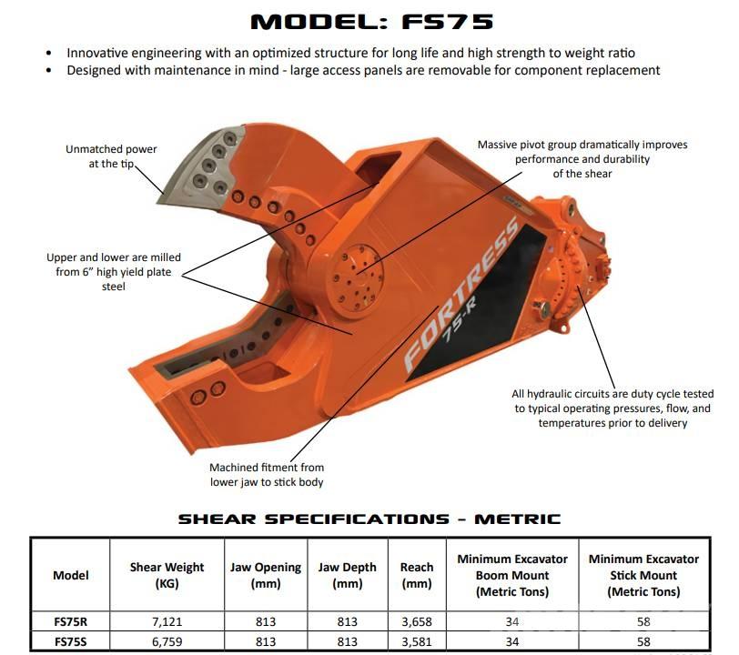  Fortress FS75 Θραυστήρες κατασκευών