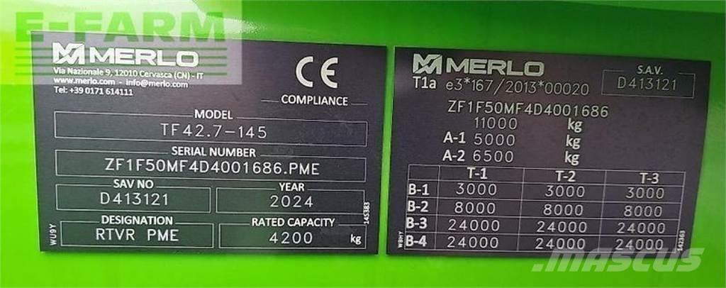 Merlo tf 42.7 - 145 Συστήματα τηλεχειρισμού για τη γεωργία