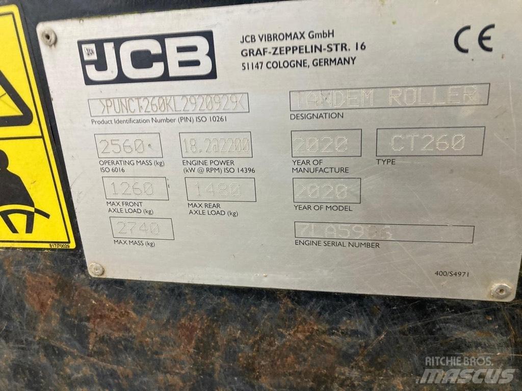JCB CT 260-120 Οδοστρωτήρες διπλού κυλίνδρου