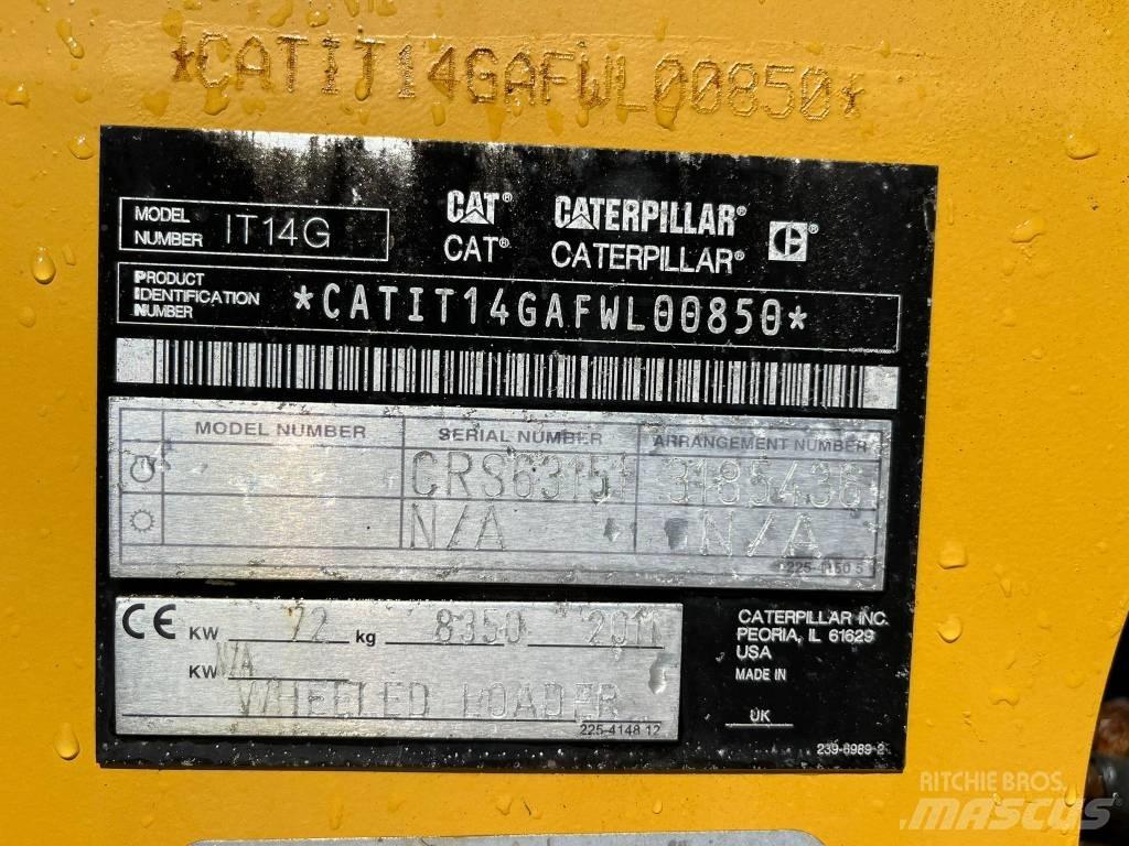 CAT IT 14 G Φορτωτές με λάστιχα (Τροχοφόροι)