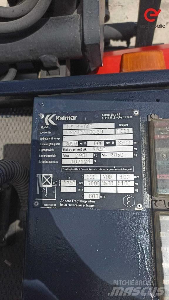Kalmar ECL6-600 Ηλεκτρικά περονοφόρα ανυψωτικά κλαρκ
