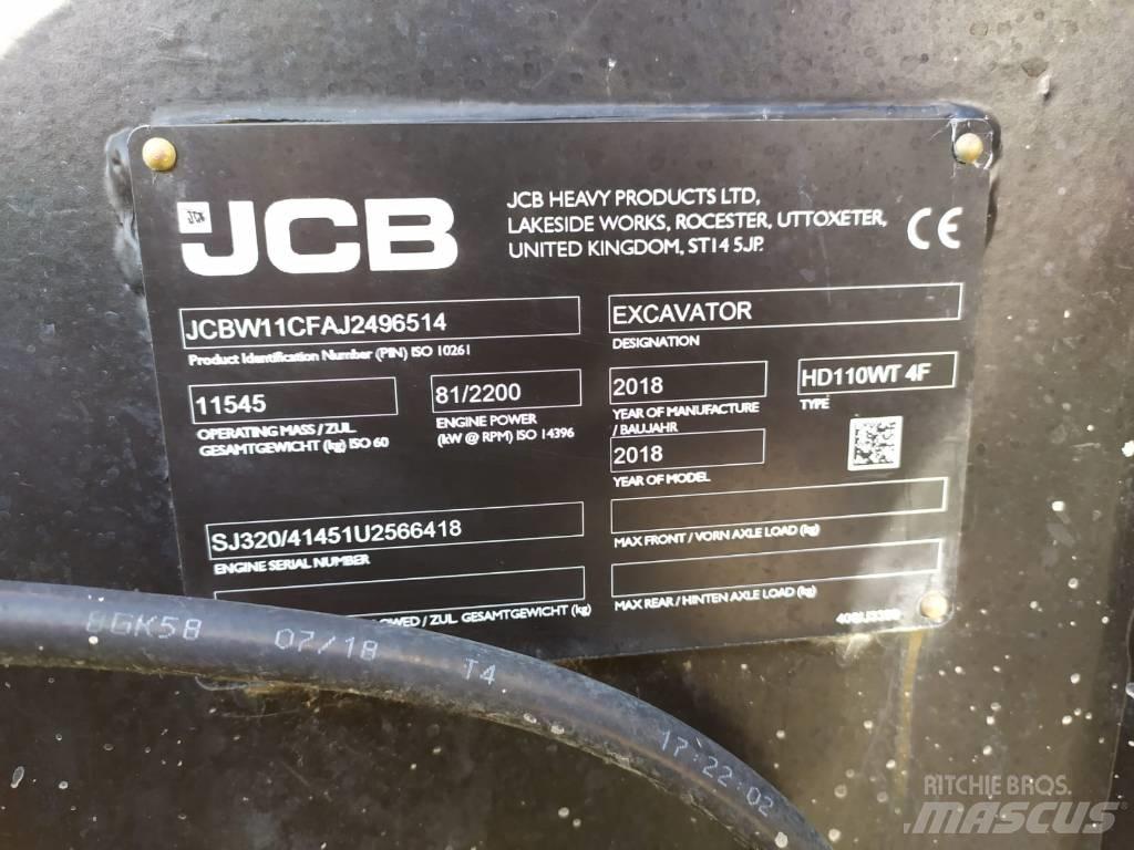 JCB Hydradig Εκσκαφείς με τροχούς - λάστιχα