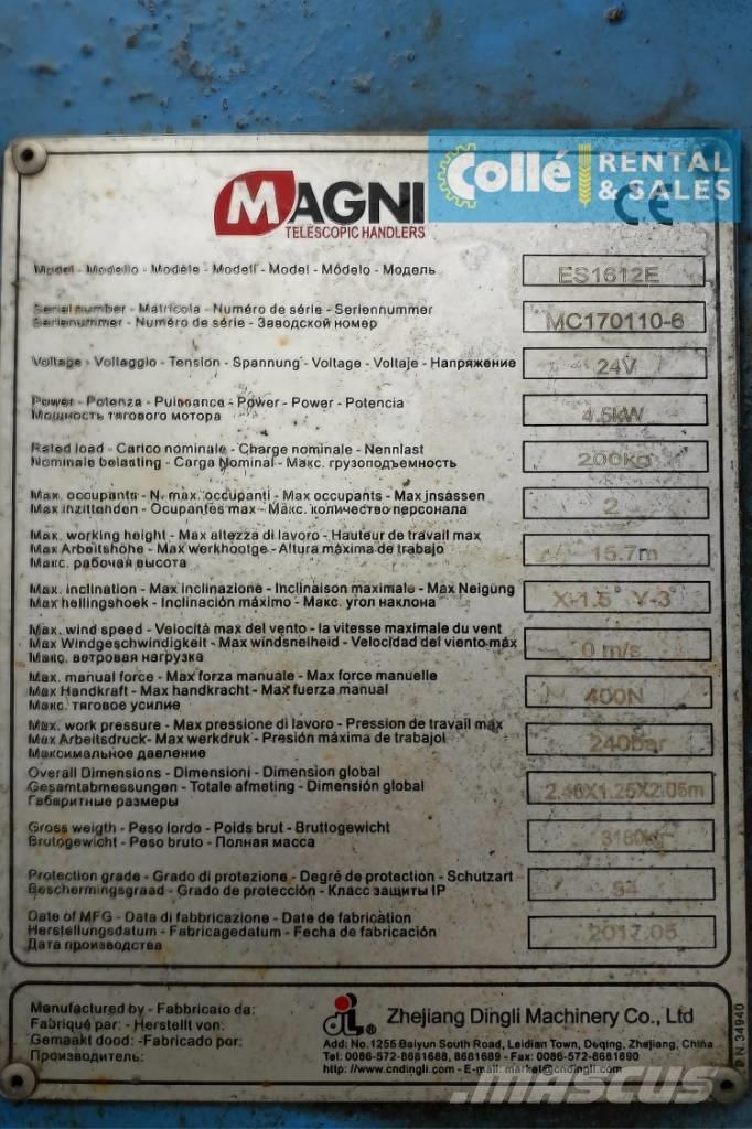 Magni ES 1612 E | 2017 Ανυψωτήρες ψαλιδωτής άρθρωσης