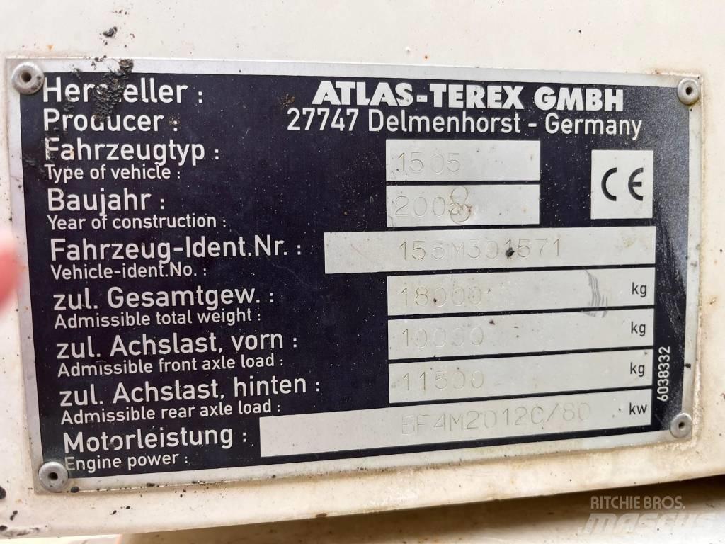 Atlas 1505 M Εκσκαφείς με τροχούς - λάστιχα