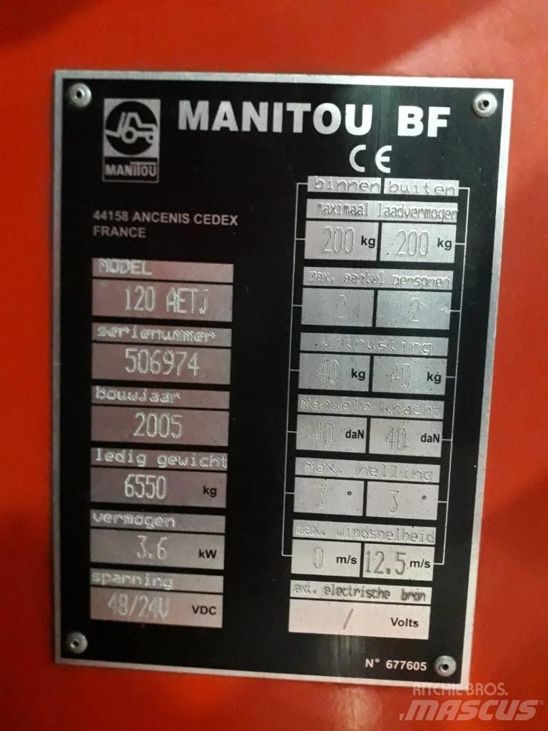 Manitou 120 AETJ Ανυψωτήρες με αρθρωτό βραχίονα
