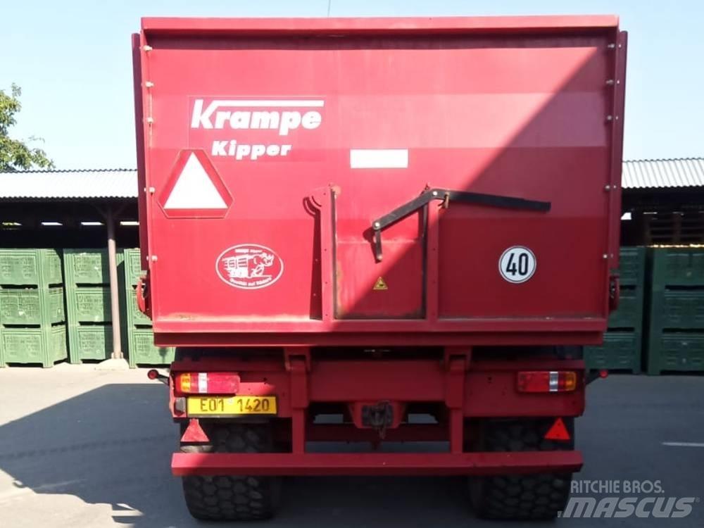 Krampe Big Body 550 Επίπεδες/πλευρικώς ανοιγόμενες ημιρυμούλκες