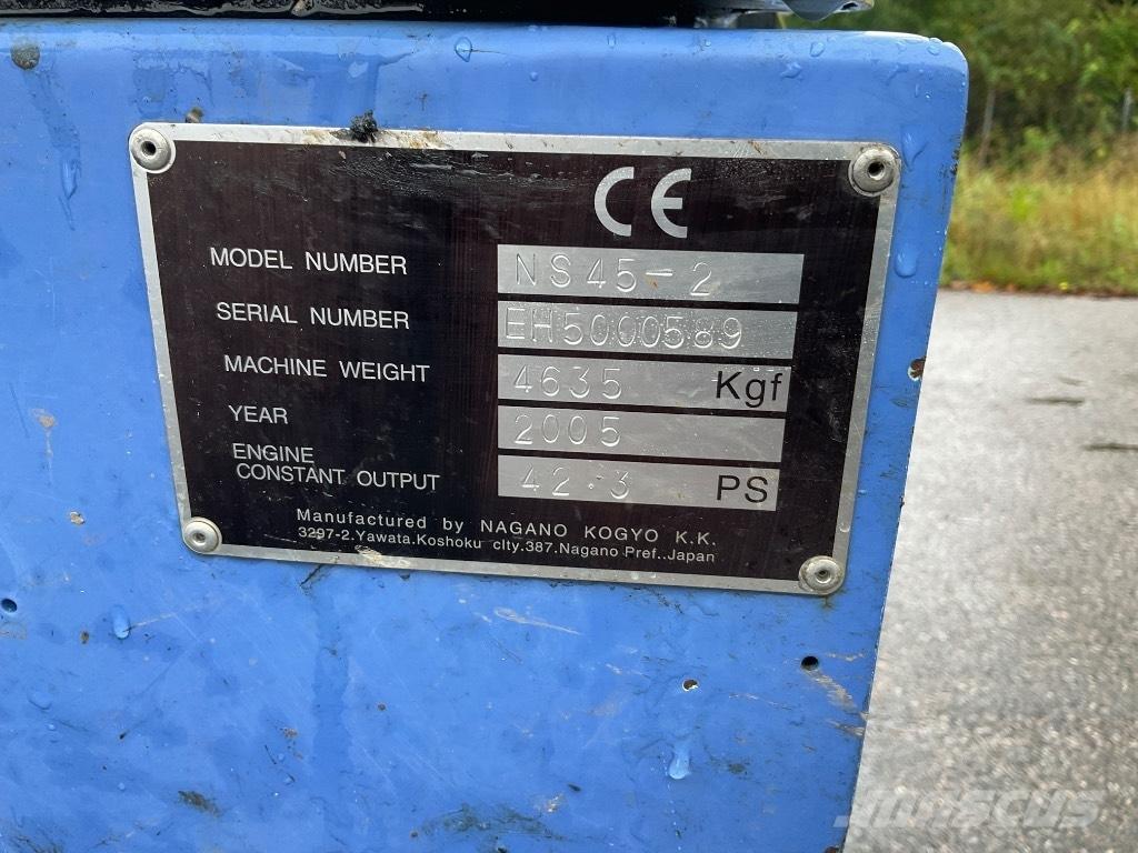 Nagano N50 Άλλες μηχανές φόρτωσης και σκαψίματος και εξαρτήματα