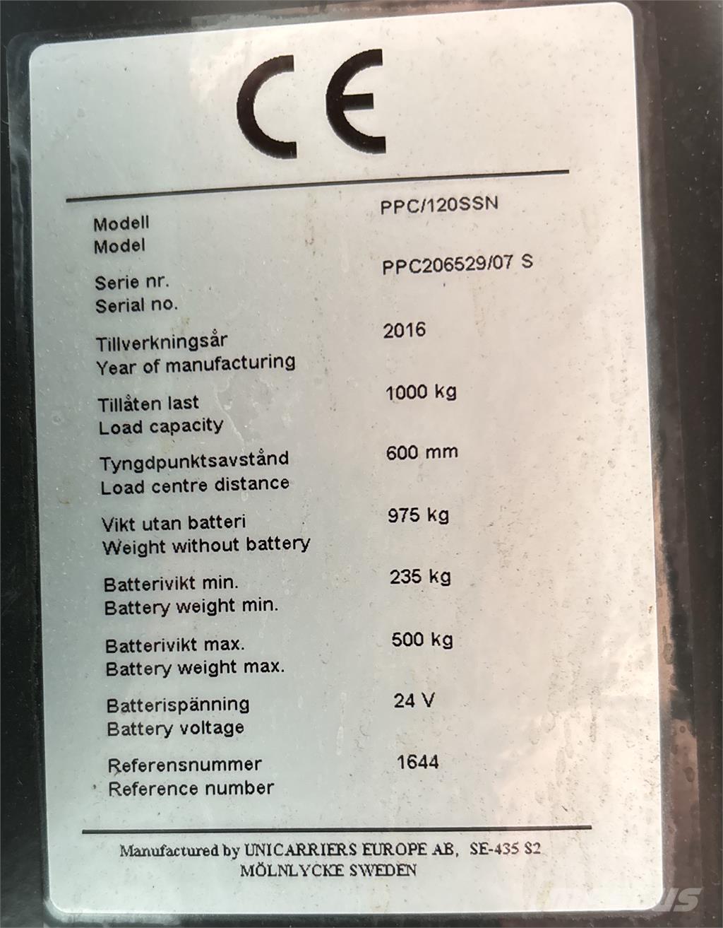 Atlet PPC120 Περονοφόρο ανυψωτικό συλλογής παραγγελιών μικρού ύψους