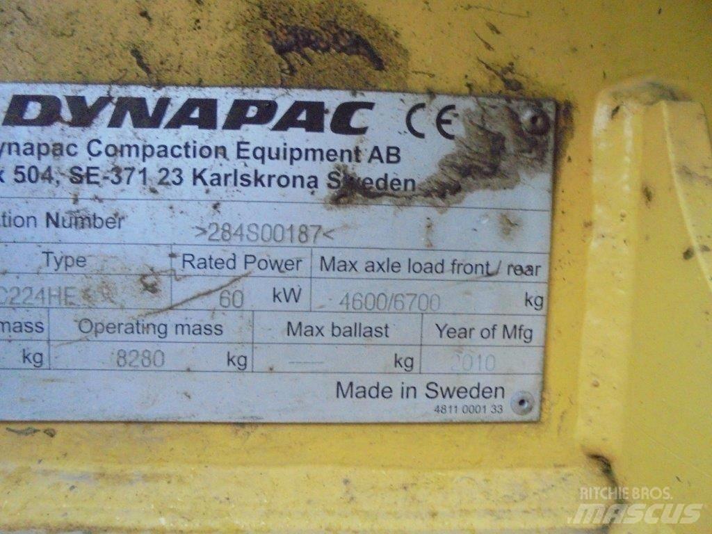 Dynapac CC 224 HF Οδοστρωτήρες διπλού κυλίνδρου