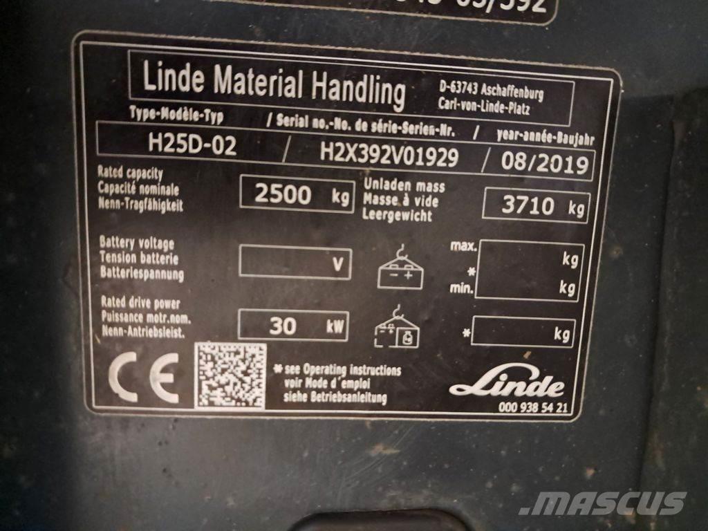 Linde H25D-02 Πετρελαιοκίνητα Κλαρκ