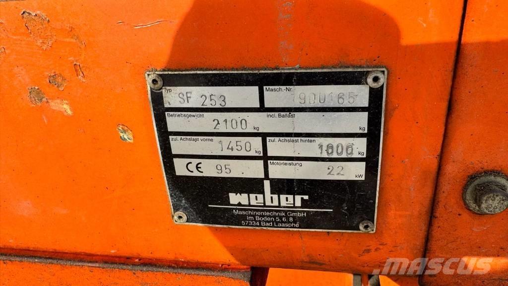 Weber SF253 Μηχανές διαχωρισμού ασφάλτου