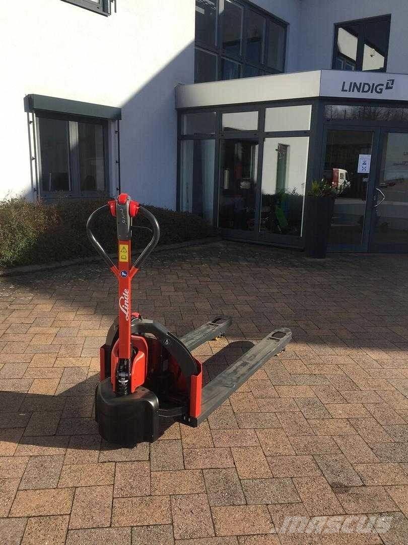 Linde MT12 Παλετοφόρα πεζού χειριστή με ιστό