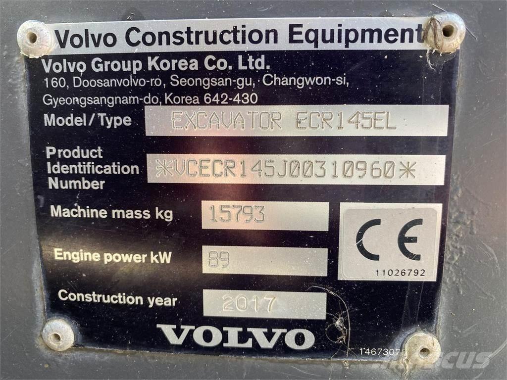 Volvo ECR145EL Εκσκαφείς με ερπύστριες