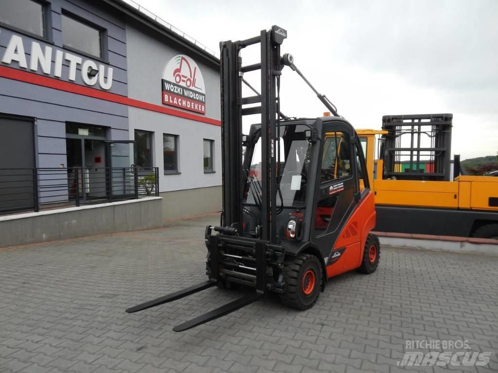Linde H25T-02 Περονοφόρα ανυψωτικά κλαρκ με φυσικό αέριο LPG