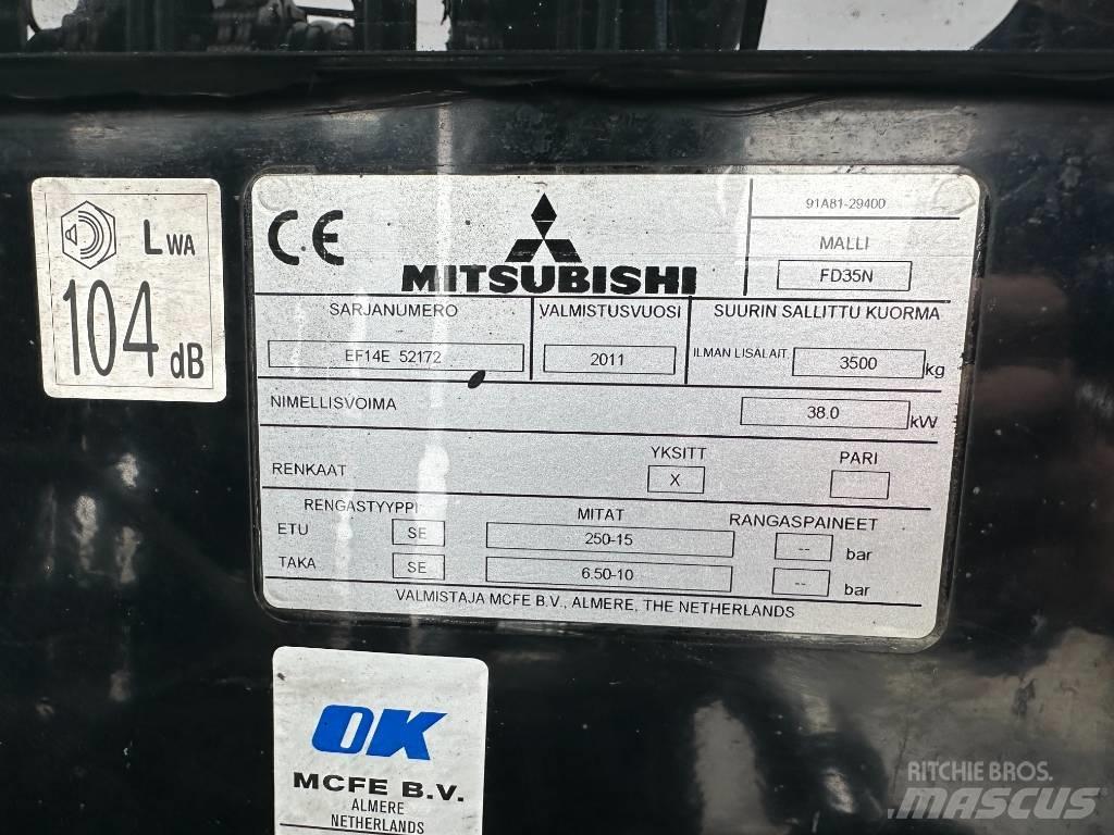Mitsubishi FD 35 N Πετρελαιοκίνητα Κλαρκ