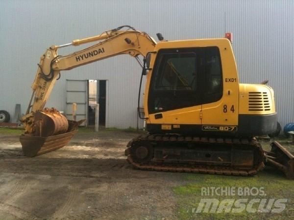 Hyundai R80-7 Μίνι εκσκαφείς 7t - 12t