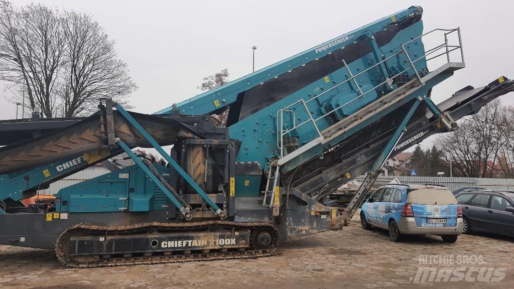 PowerScreen 2100 Κινητές μηχανές κοσκινίσματος
