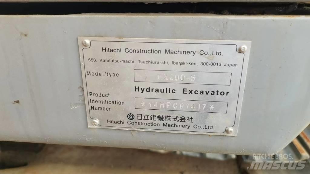 Hitachi EX 200-5 Εκσκαφείς με ερπύστριες