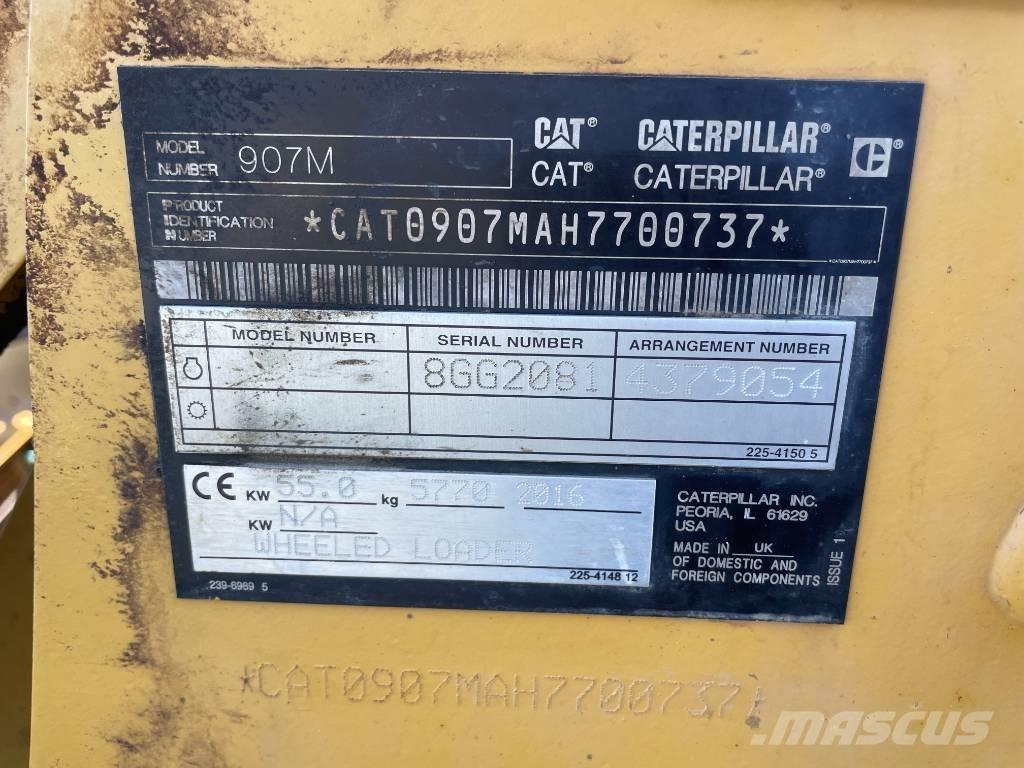 CAT 907 M Φορτωτές με λάστιχα (Τροχοφόροι)