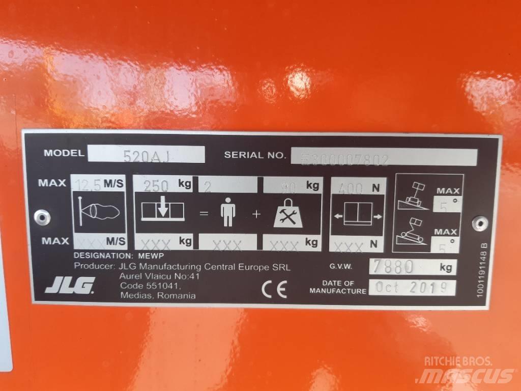 JLG 520 AJ Ανυψωτήρες με αρθρωτό βραχίονα