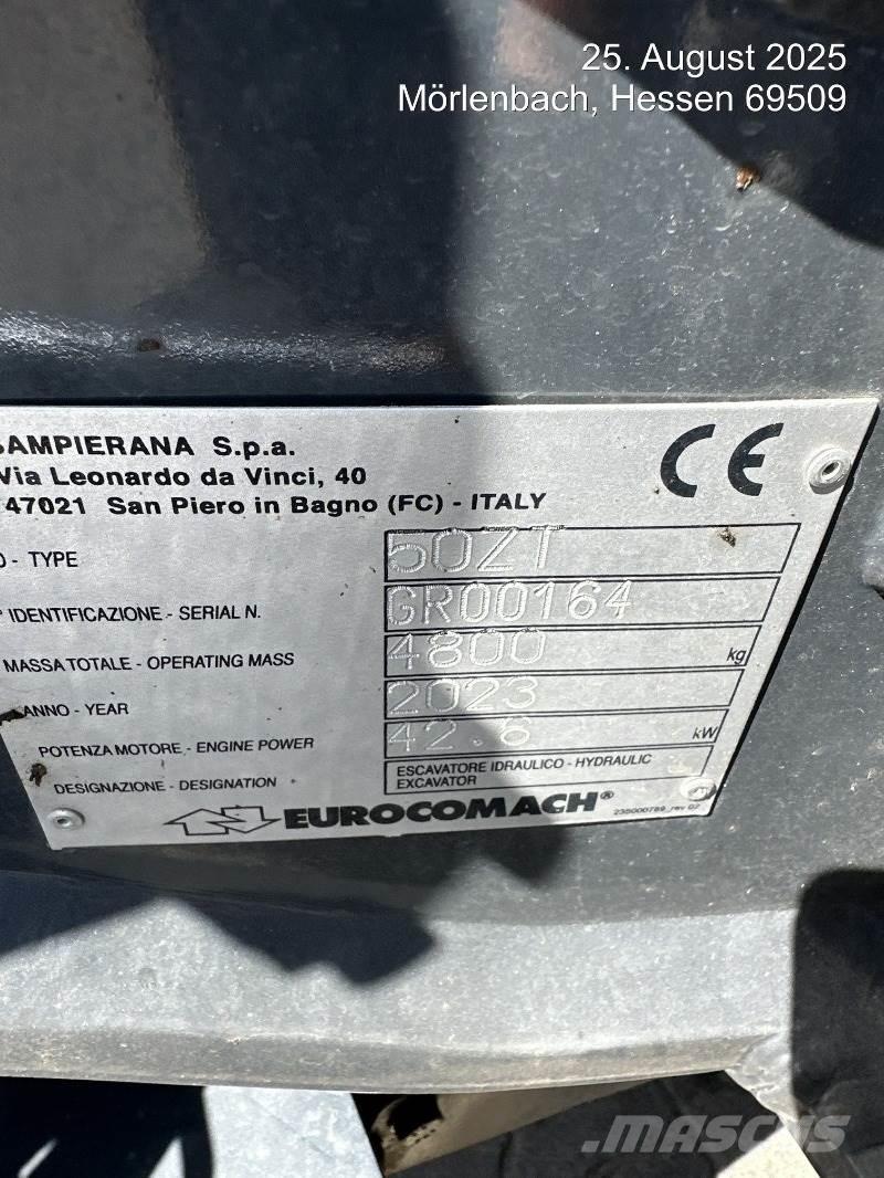 Eurocomach 50ZT Εκσκαφάκι (διαβολάκι) < 7t