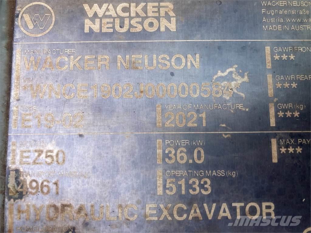 Wacker Neuson EZ50 Εκσκαφάκι (διαβολάκι) < 7t