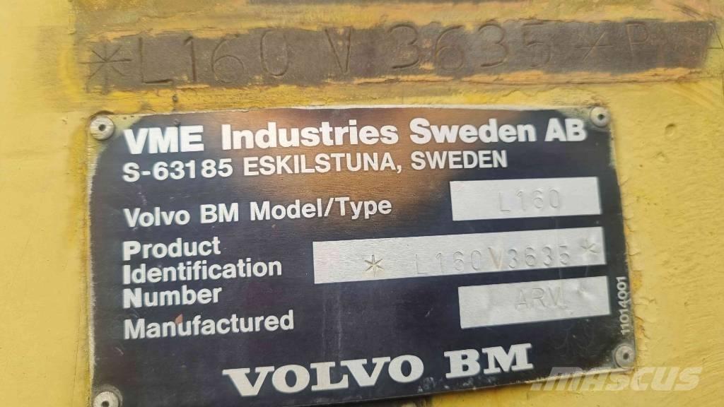 Volvo L 160 Φορτωτές με λάστιχα (Τροχοφόροι)