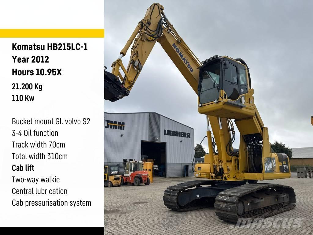 Komatsu HB215LC-1 Βιομηχανικά μηχανήματα διαχείρισης αποβλήτων