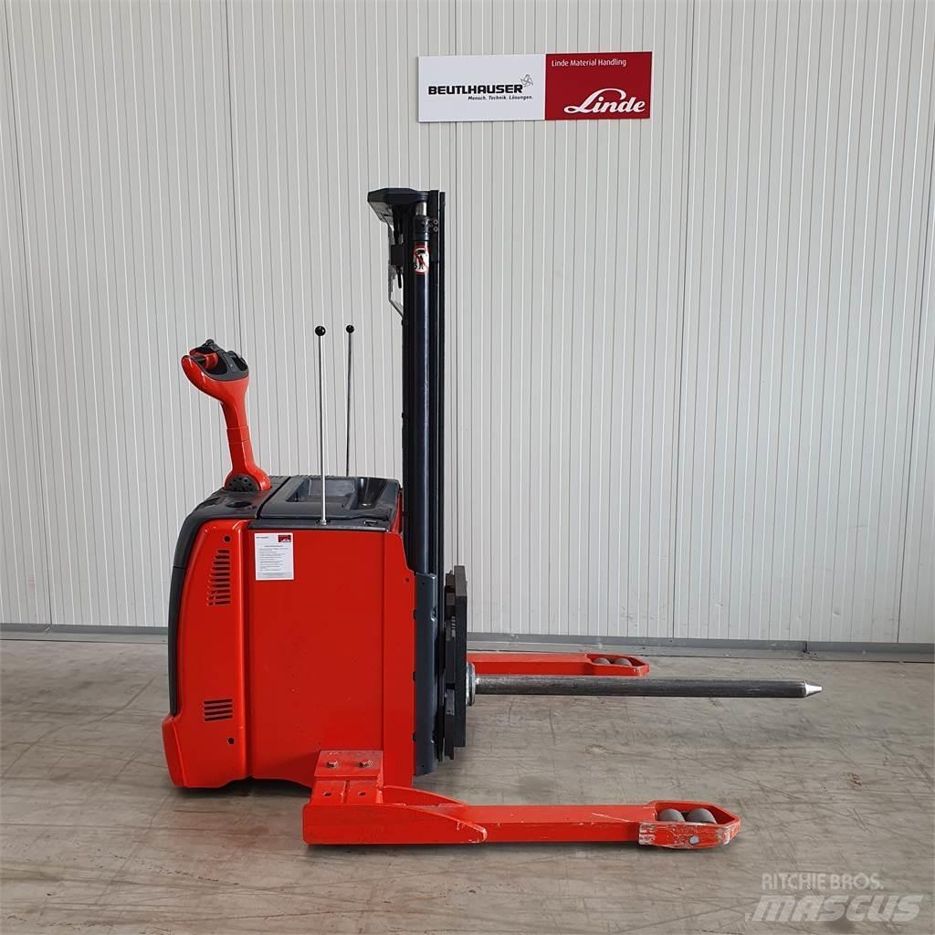 Linde L16AS Παλετοφόρα πεζού χειριστή με ιστό