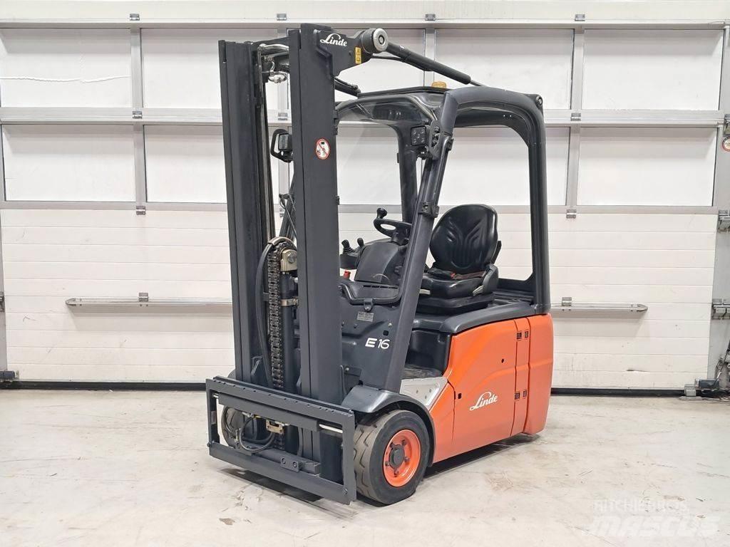 Linde E16C-01 Ηλεκτρικά περονοφόρα ανυψωτικά κλαρκ
